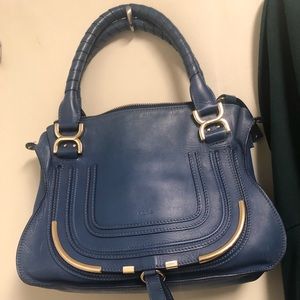 Chloe large blue bag